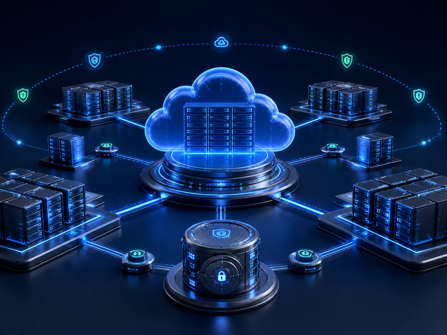 Resilient cloud infrastructure distributed across secure availability zones
