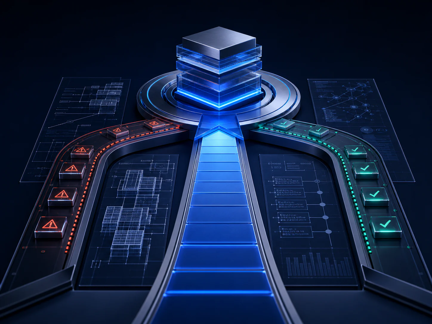 Technology architecture pathways converging into a clear strategic roadmap