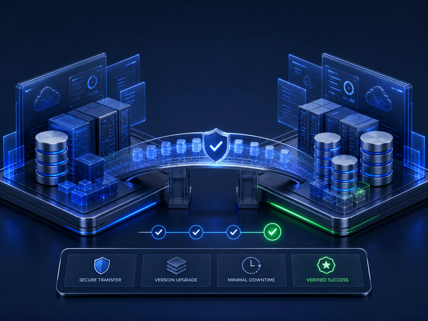Business data moving securely between validated enterprise environments
